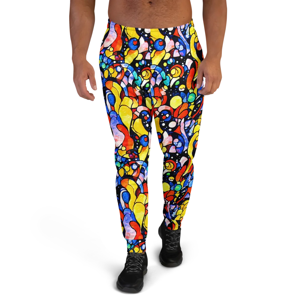 Supernova Symphony on Men's Joggers — Front