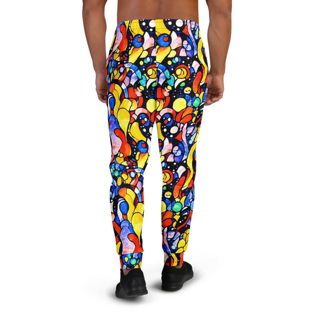Supernova Symphony on Men's Joggers — Back