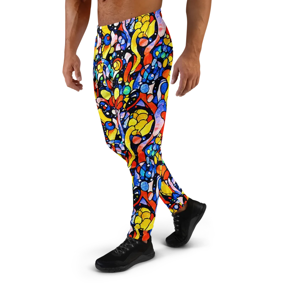 Supernova Symphony on Men's Joggers — Left