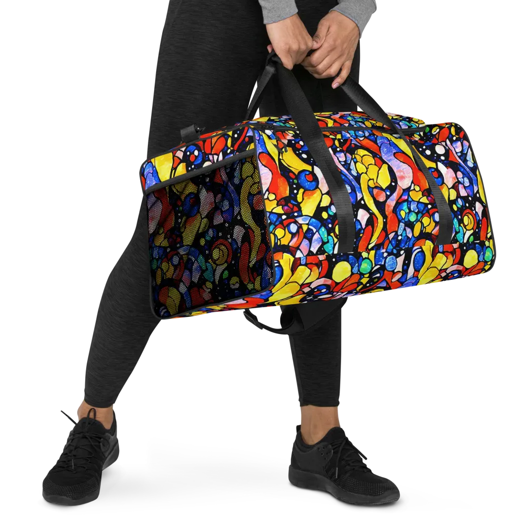 Supernova Symphony on Duffle Bag — Right Front
