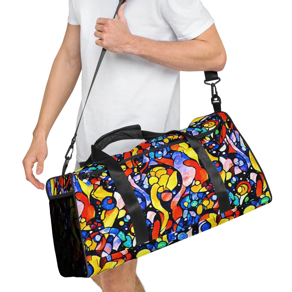 Supernova Symphony on Duffle Bag — Right Front