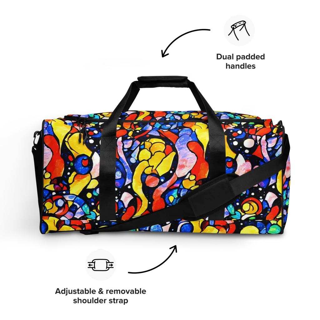 Supernova Symphony on Duffle Bag — Front