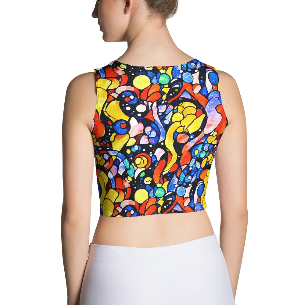 Supernova Symphony on Crop Top — Back