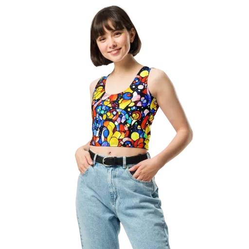 Supernova Symphony on a Crop Top