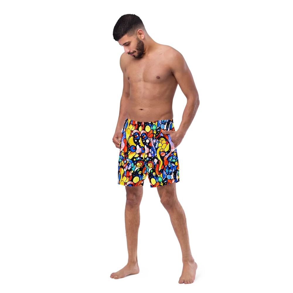 Supernova Symphony on Swim Trunks — Left Front