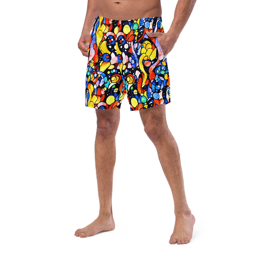 Supernova Symphony on Swim Trunks — Left Front