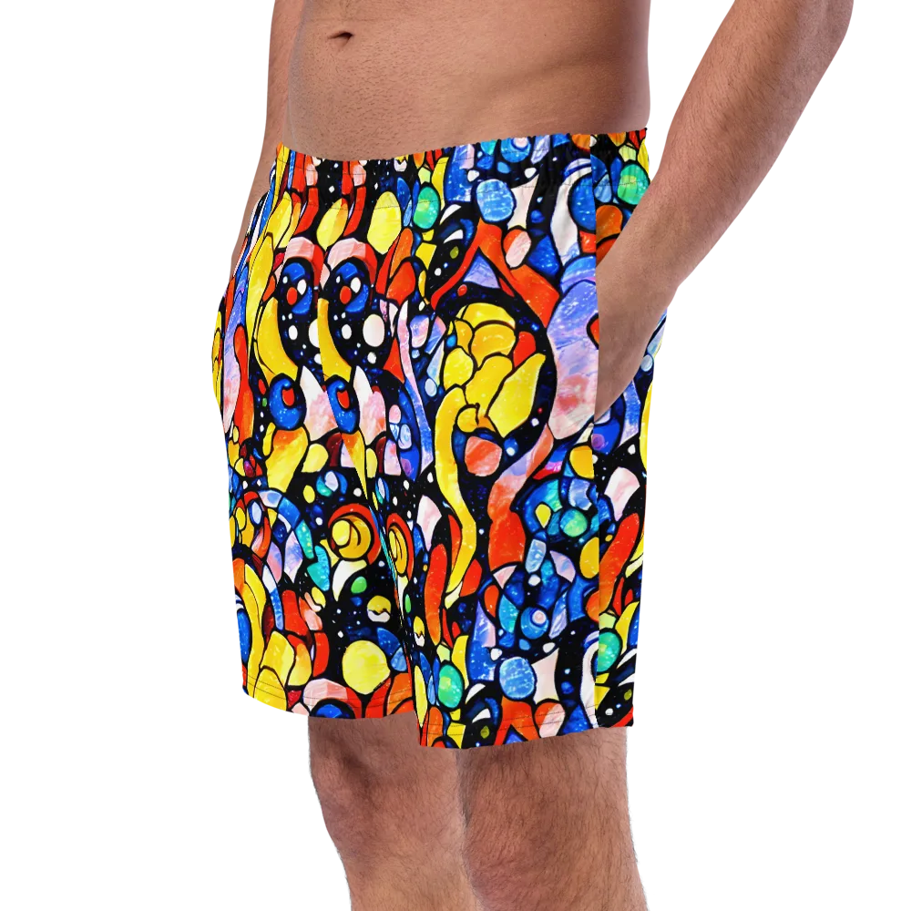 Supernova Symphony on Swim Trunks — Left Front