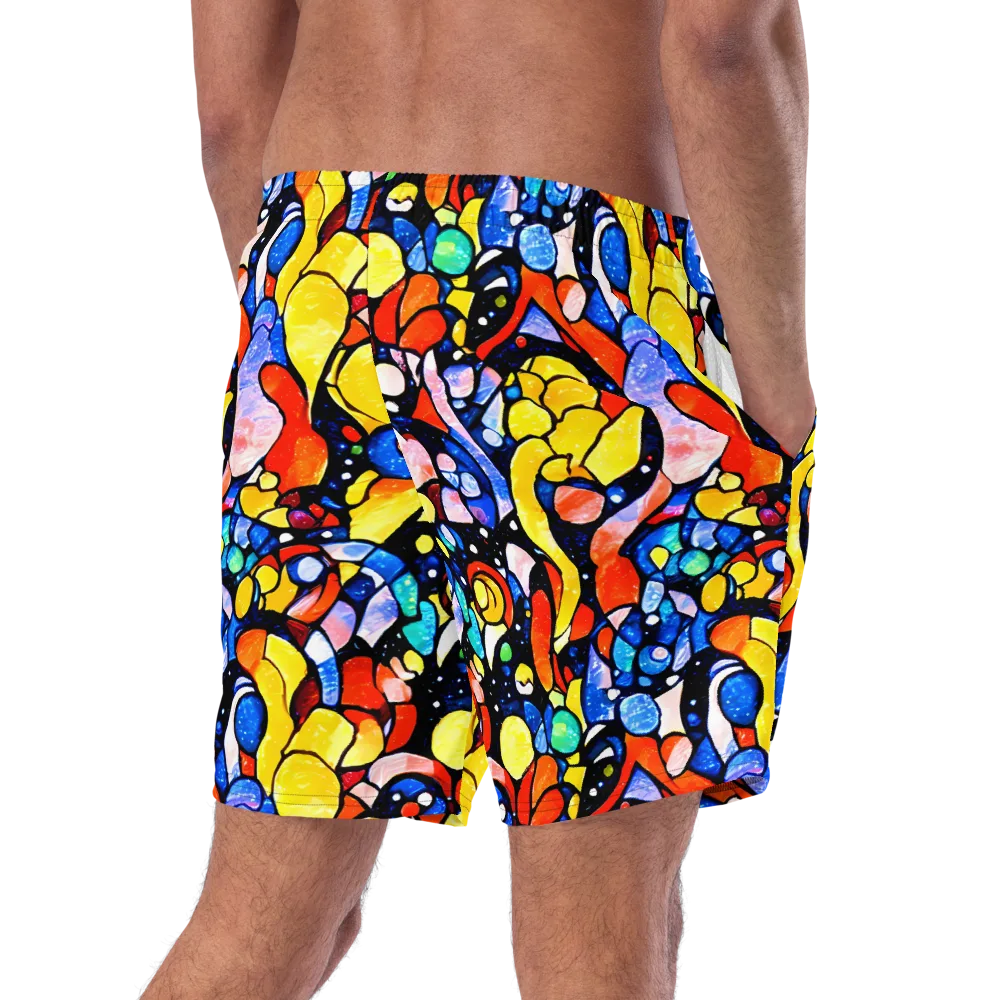 Supernova Symphony on Swim Trunks — Right Back