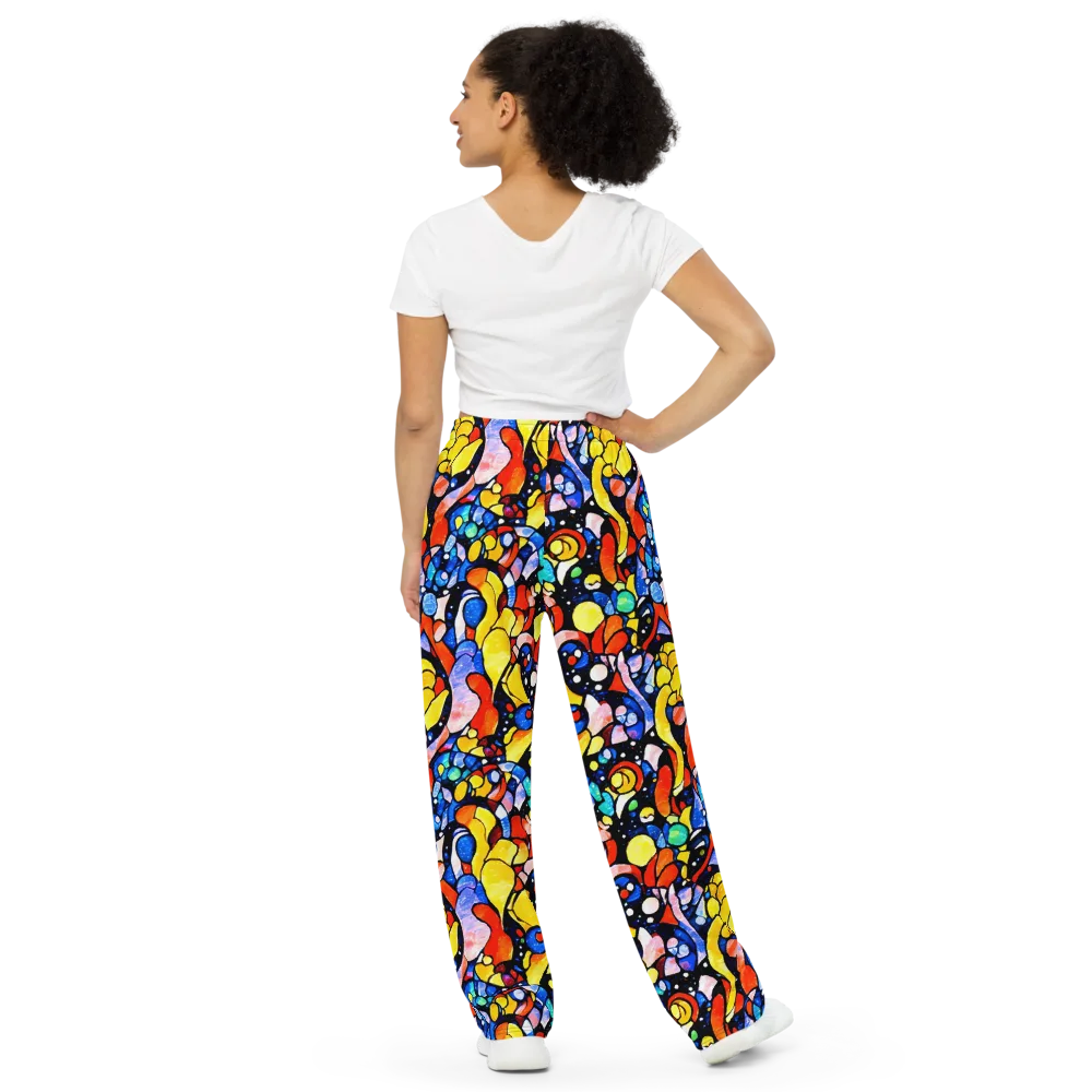 Supernova Symphony on Wide-Leg Pants — Back