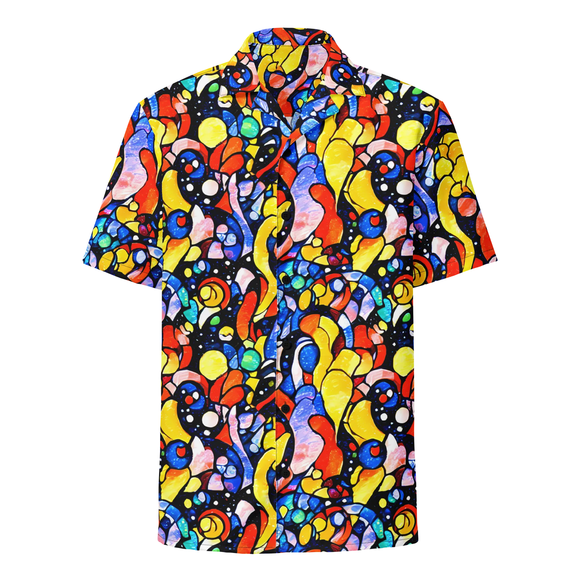 Supernova Symphony on Button Shirt — Front