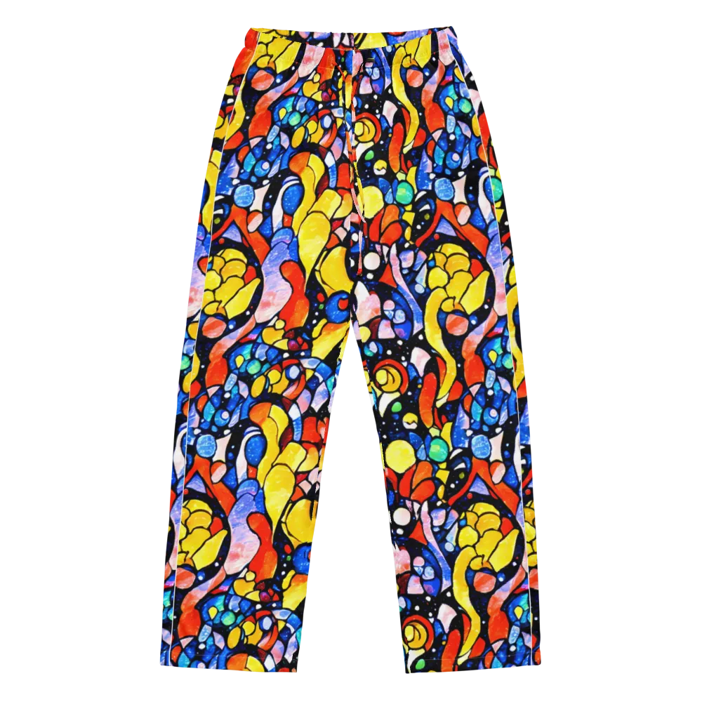 Supernova Symphony on Women's Pajama Pants — Front