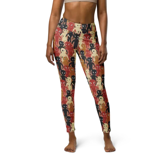 Roswell Roster on a Yoga Leggings