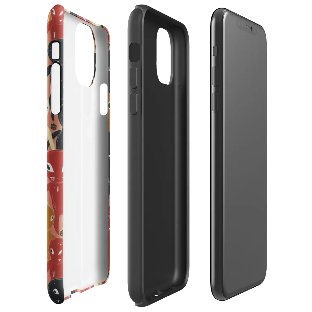 Roswell Roster on Tough Case for iPhone® — Right