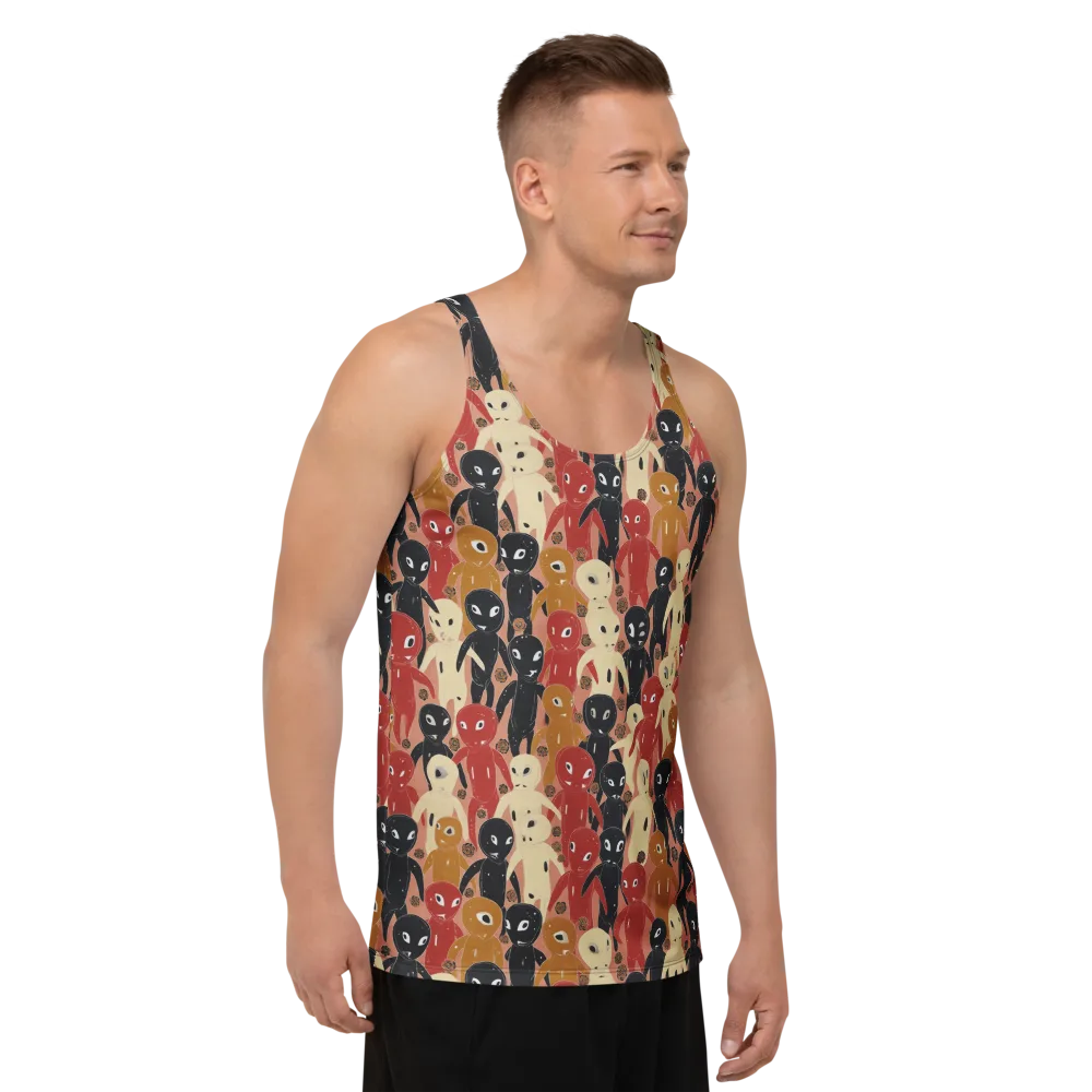 Roswell Roster on Men's Tank Top — Right Front