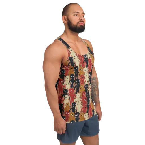 Roswell Roster on a Men's Tank Top