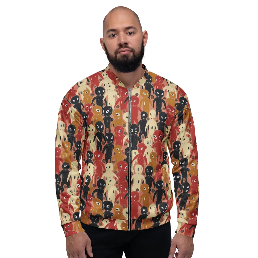 Roswell Roster on Bomber Jacket — Front