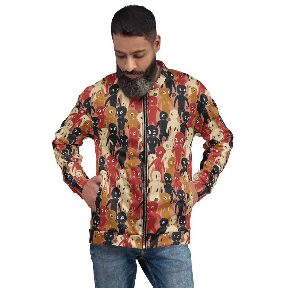 Roswell Roster on Bomber Jacket — Front