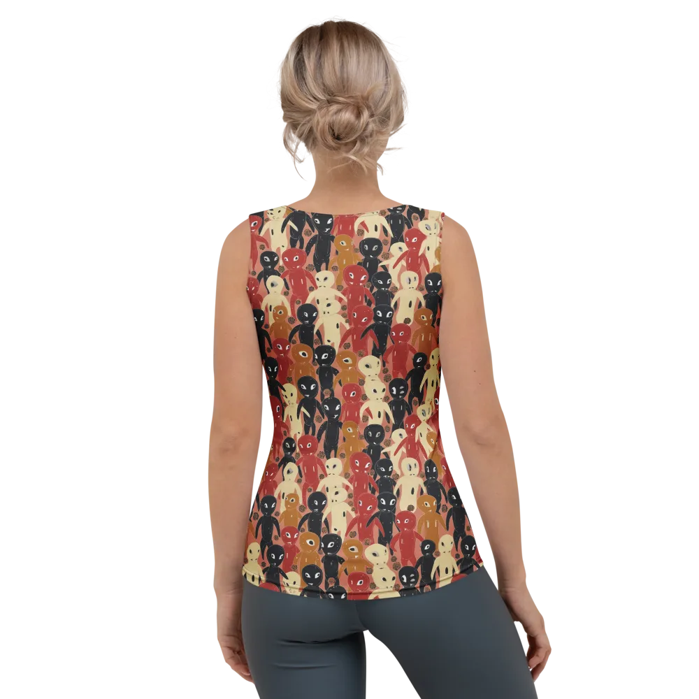 Roswell Roster on Women's Tank Top — Back