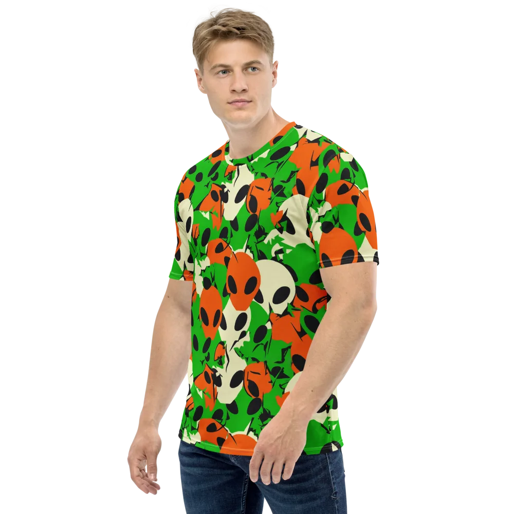 Electric Encounter on Men's Crew Neck T-Shirt — Left