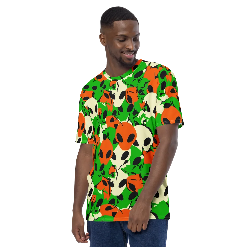Electric Encounter on Men's Crew Neck T-Shirt — Left