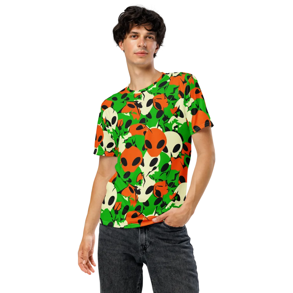 Electric Encounter on Men's Crew Neck T-Shirt — Front