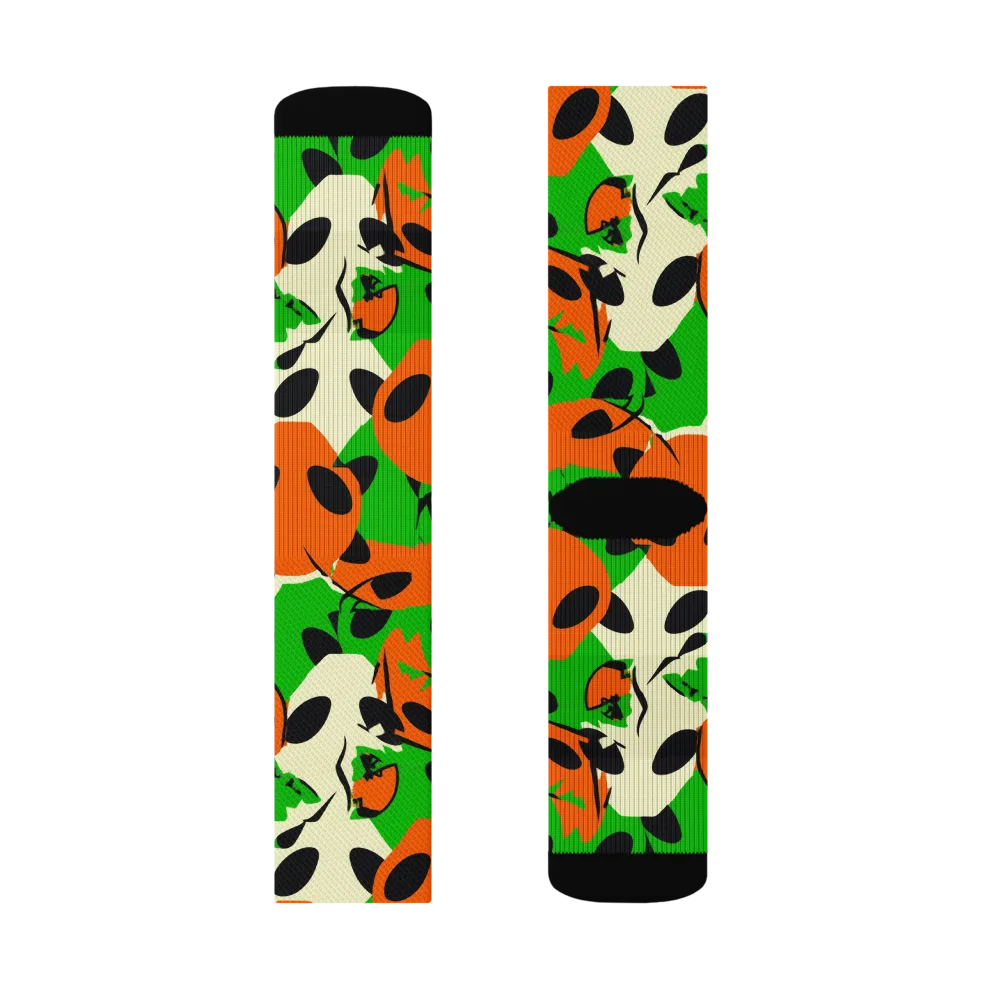 Electric Encounter on Socks — Right Sock