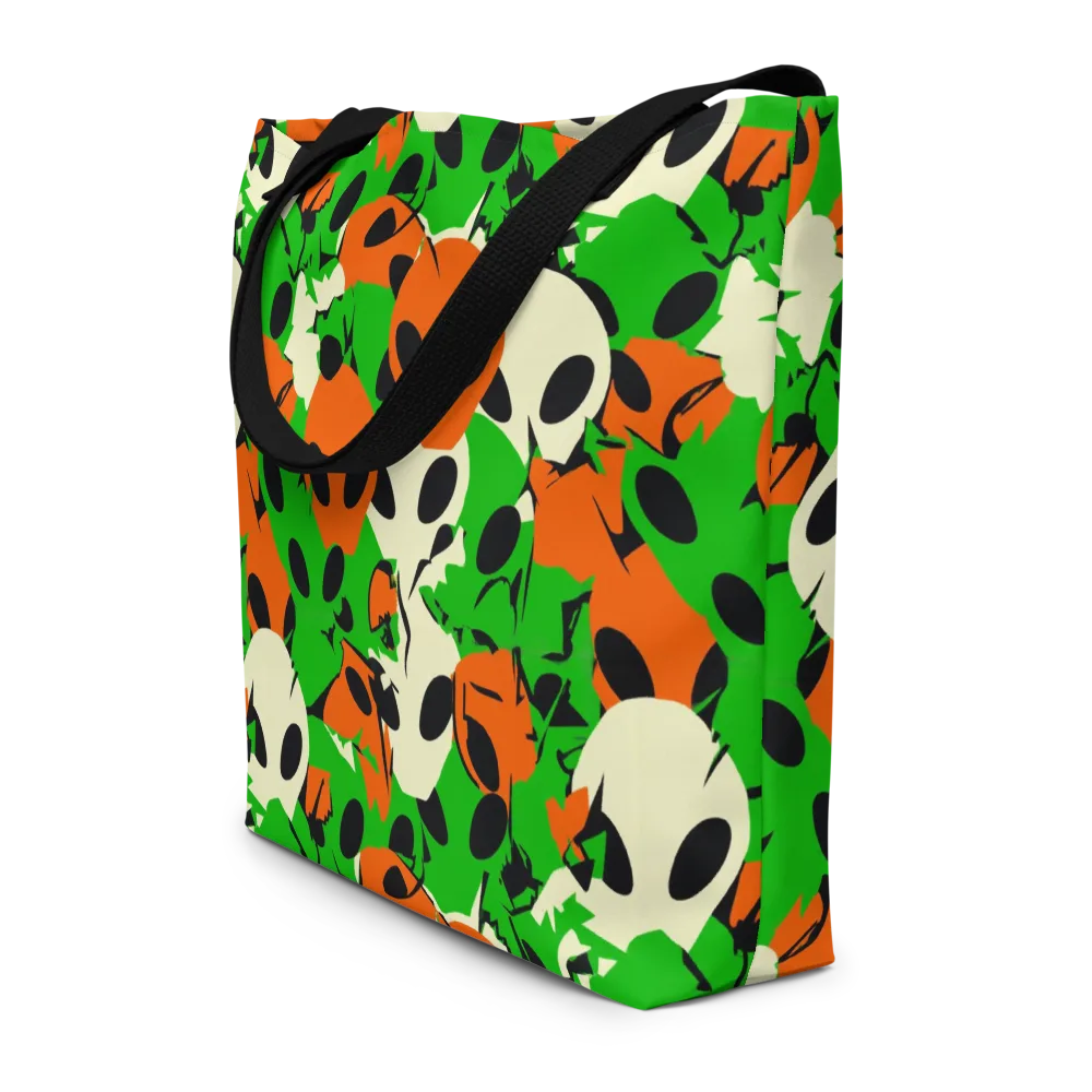 Electric Encounter on Large Tote Bag W/ Pocket — Front