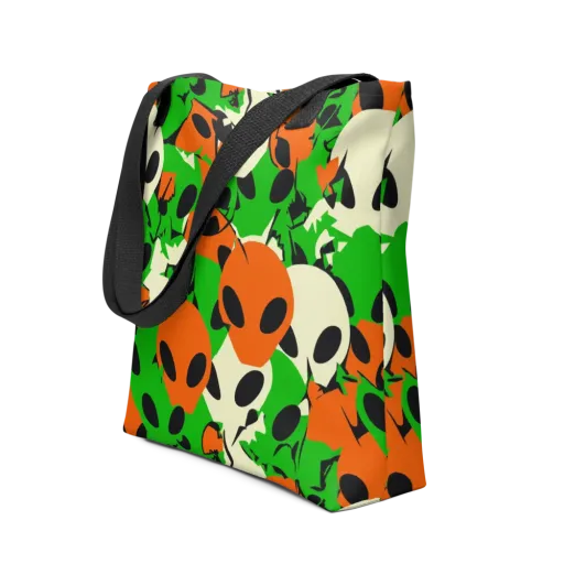 Electric Encounter on a Tote Bag