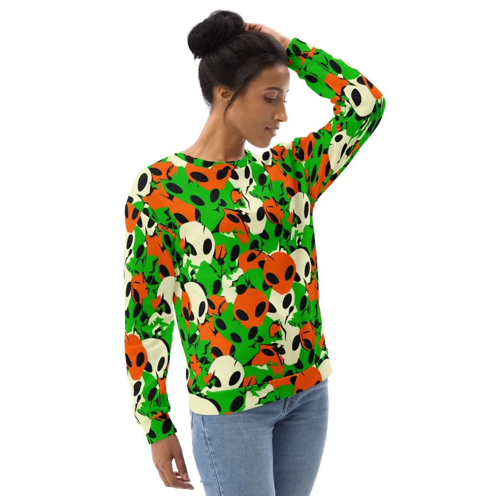 Electric Encounter on Sweatshirt — Right Front