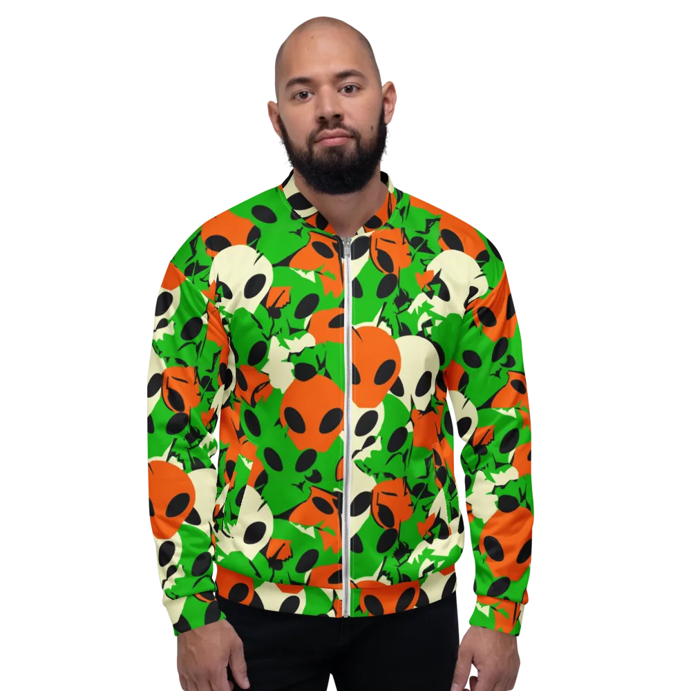 Electric Encounter on Bomber Jacket — Front