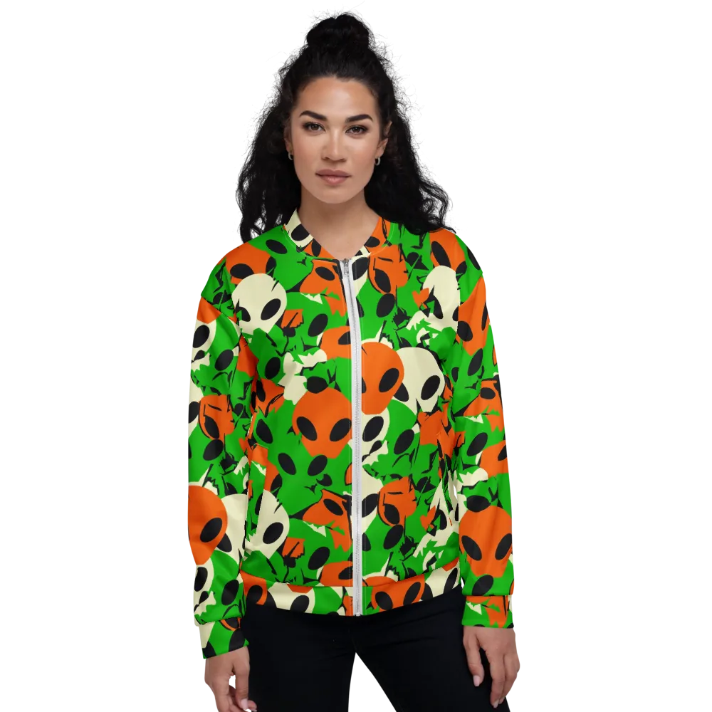 Electric Encounter on Bomber Jacket — Front