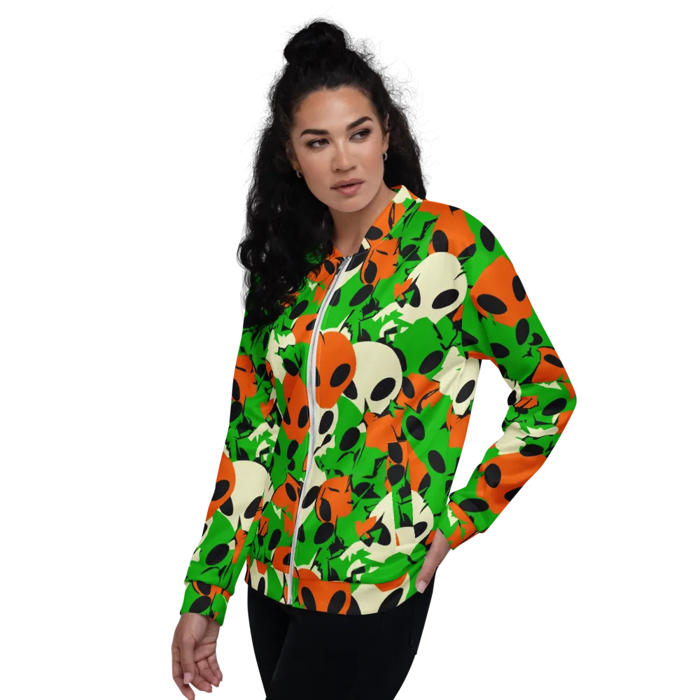 Electric Encounter on Bomber Jacket — Left
