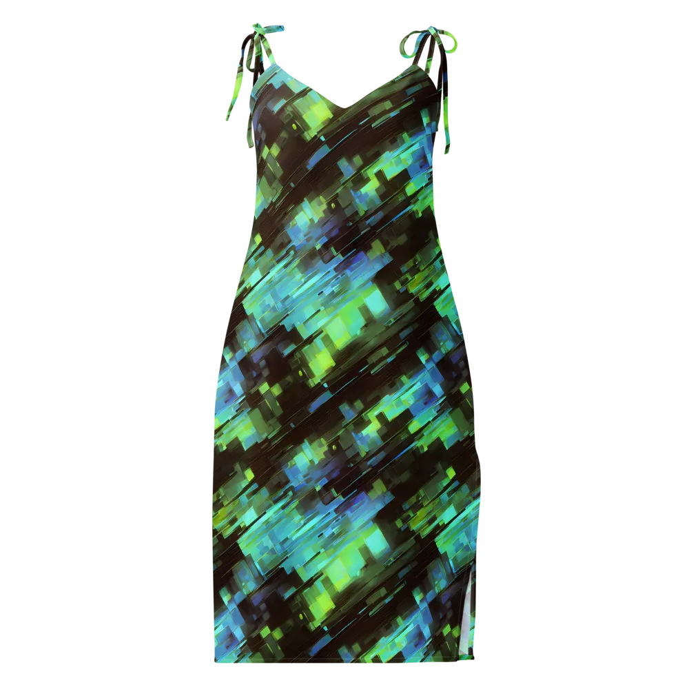 Cyber Shard on Slip Dress — Front