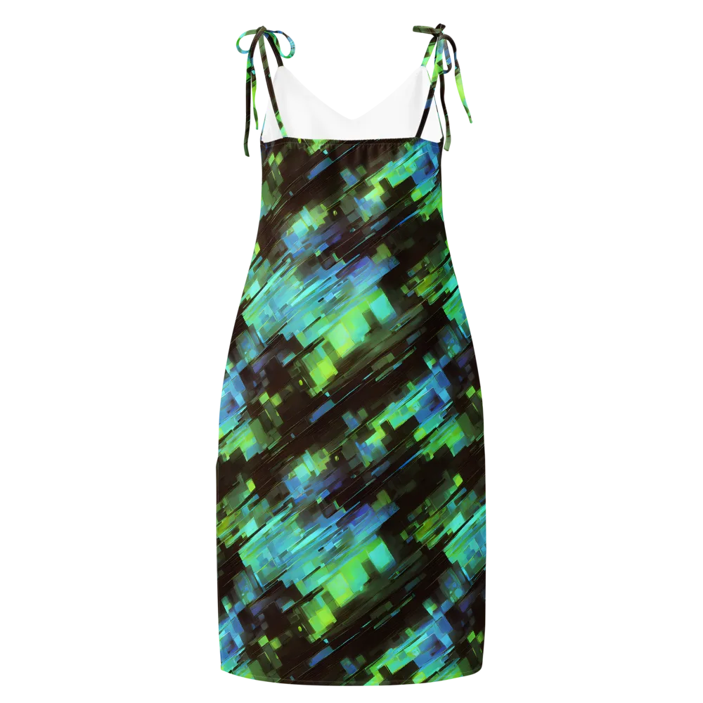 Cyber Shard on Slip Dress — Back