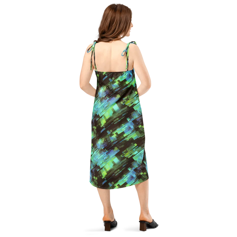 Cyber Shard on Slip Dress — Back