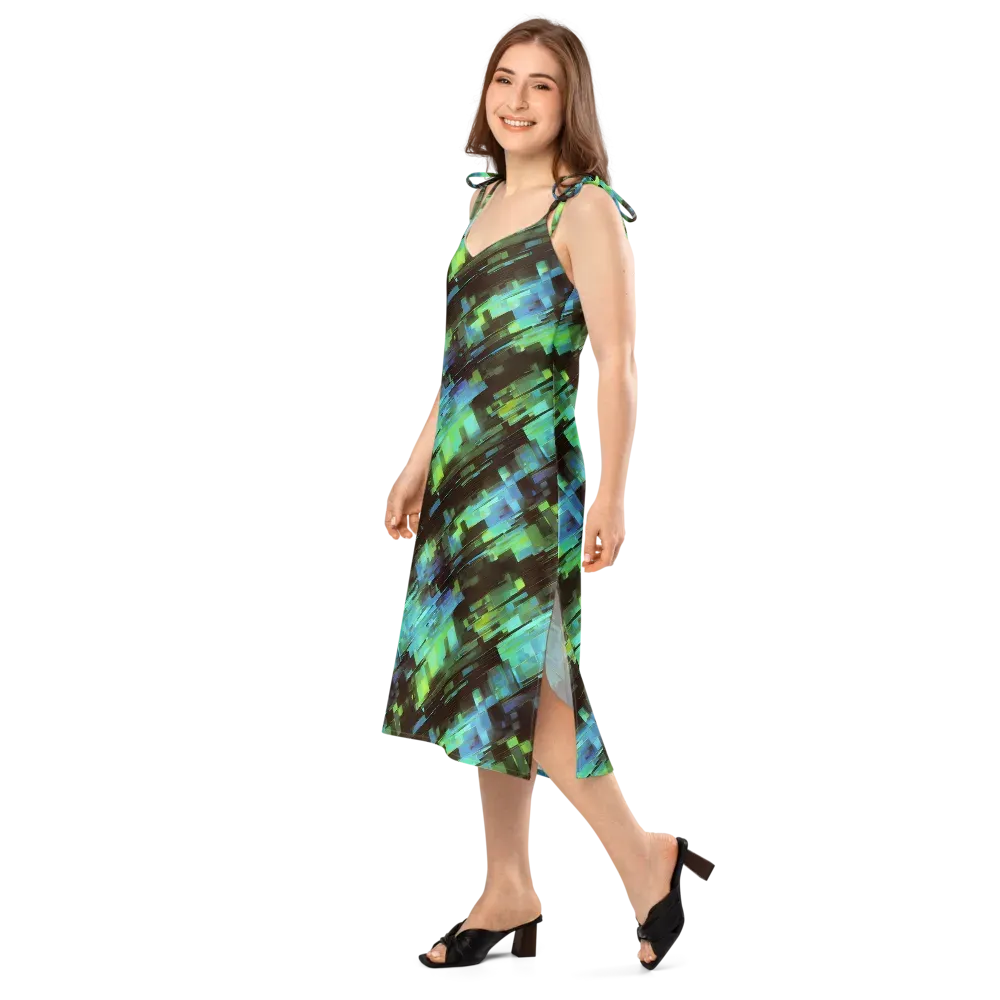 Cyber Shard on Slip Dress — Left Front