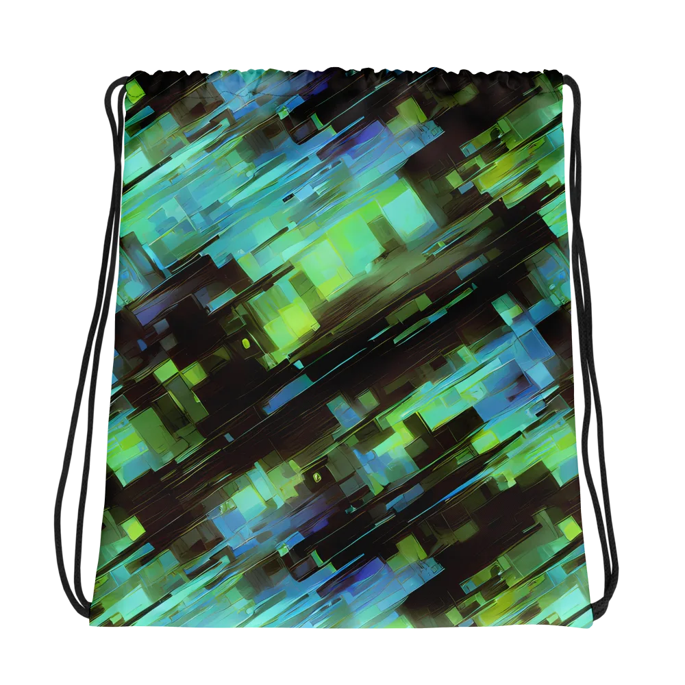 Cyber Shard on Drawstring Bag — Photo