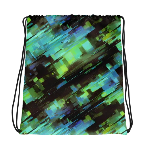Cyber Shard on a Drawstring Bag
