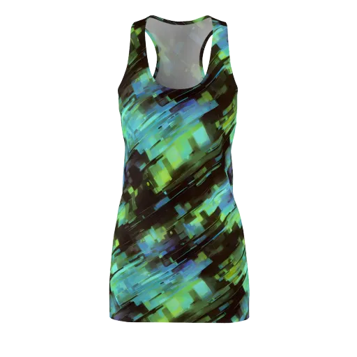 Cyber Shard on a Racerback Dress