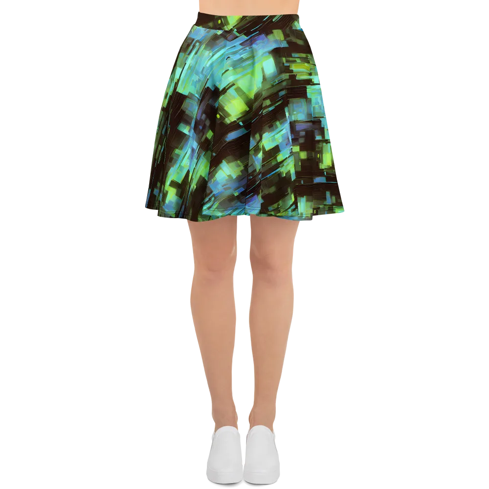 Cyber Shard on Skater Skirt — Front