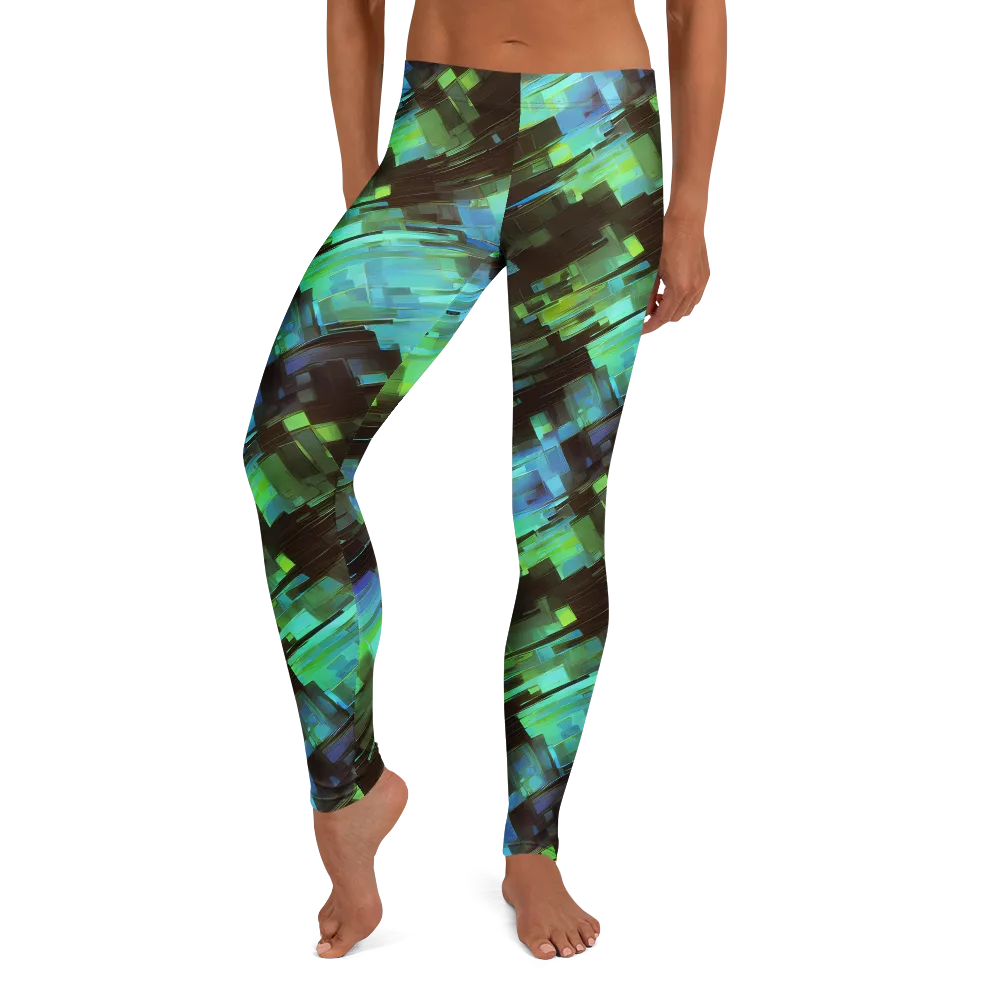Cyber Shard on Leggings — Front