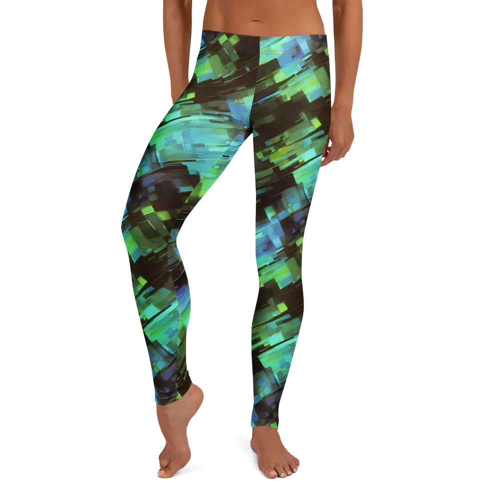 Cyber Shard on Leggings — Front