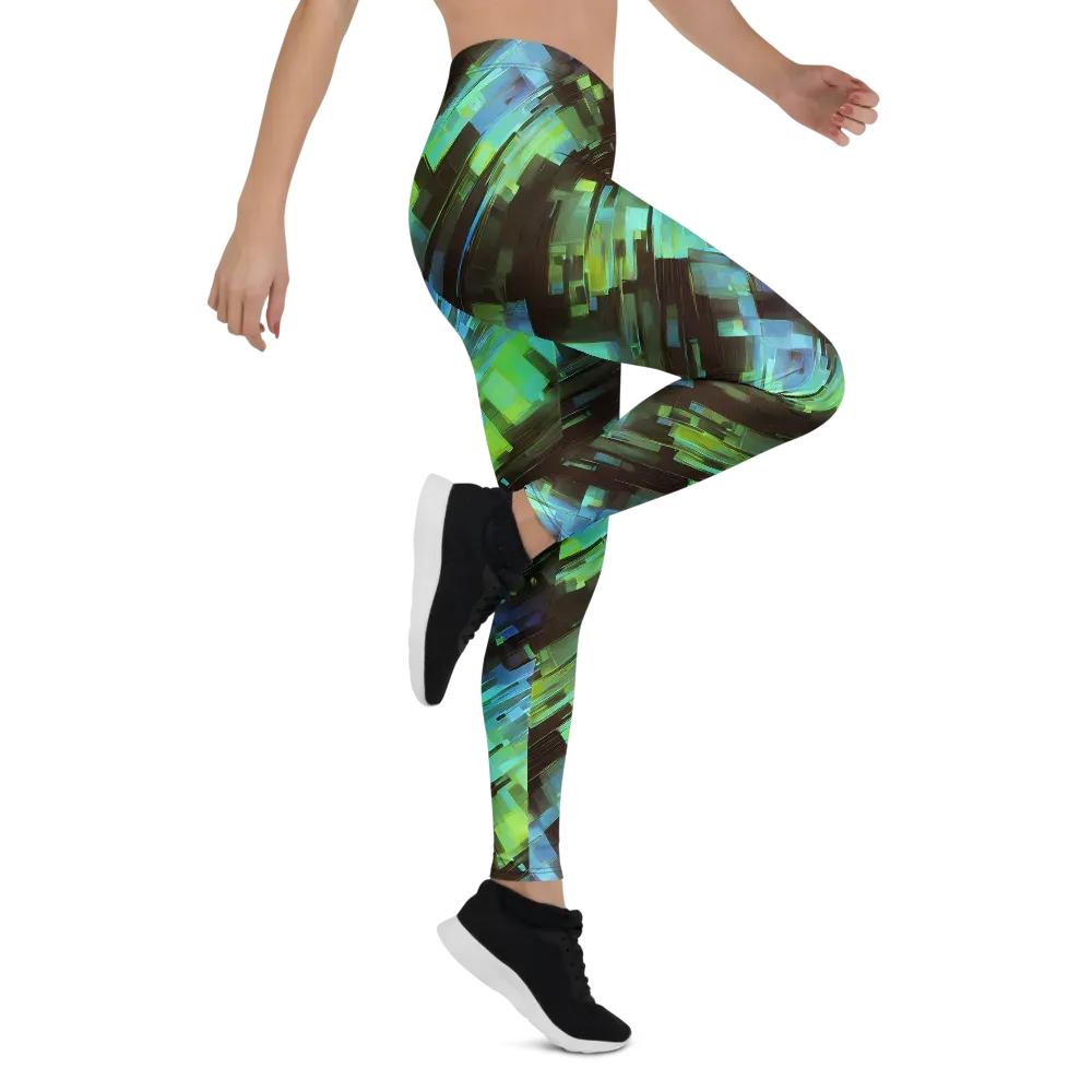 Cyber Shard on Leggings — Right