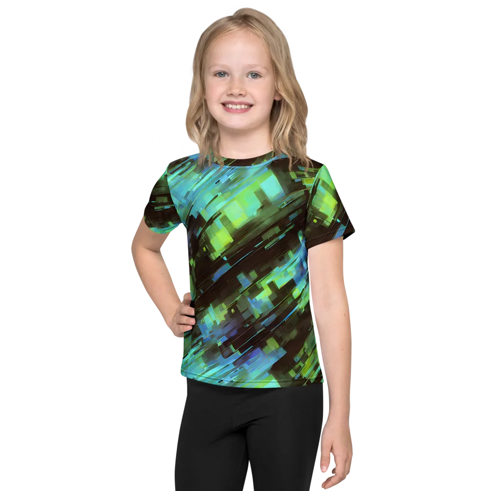 Cyber Shard on Kids Crew Neck T-Shirt — Front