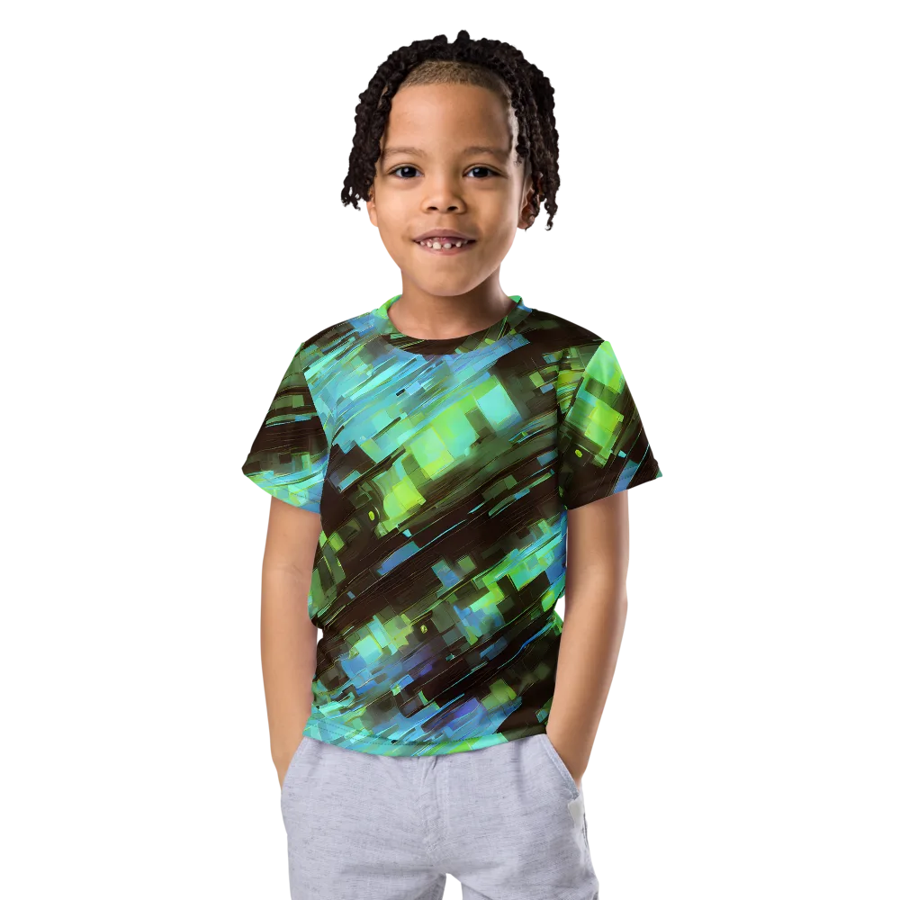 Cyber Shard on Kids Crew Neck T-Shirt — Front