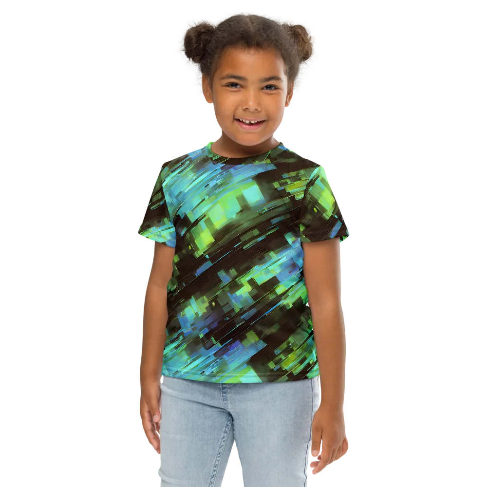 Cyber Shard on Kids Crew Neck T-Shirt — Front