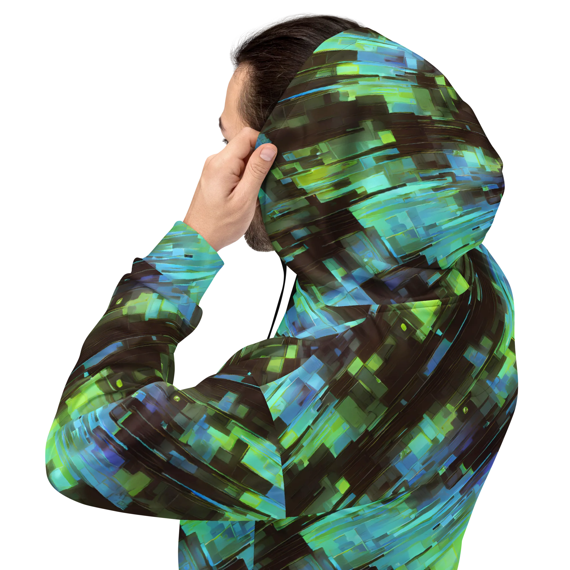 Cyber Shard on Hoodie — Back