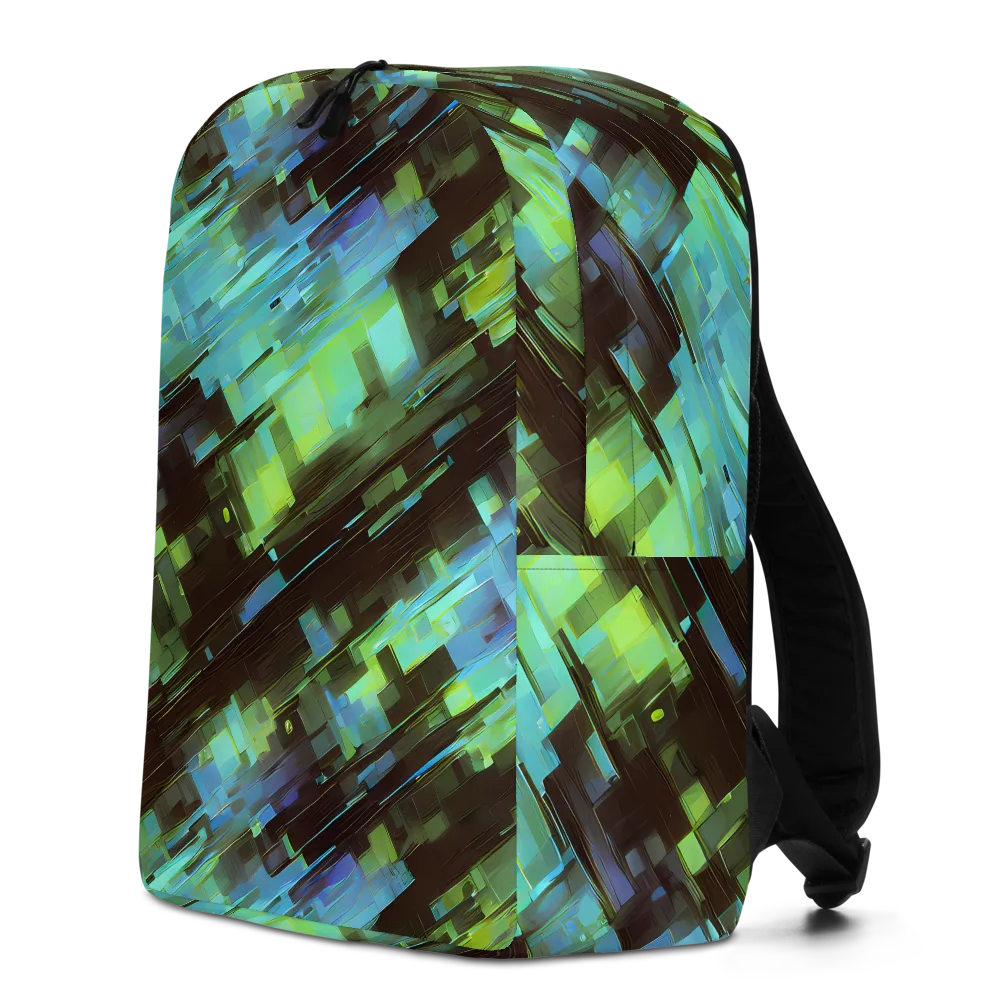 Cyber Shard on Minimalist Backpack — Left