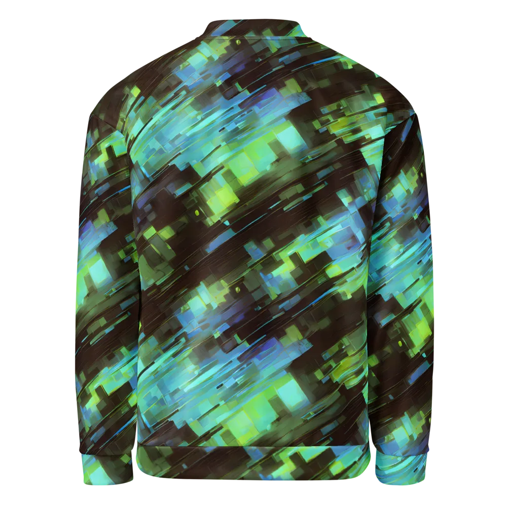 Cyber Shard on Bomber Jacket — Back