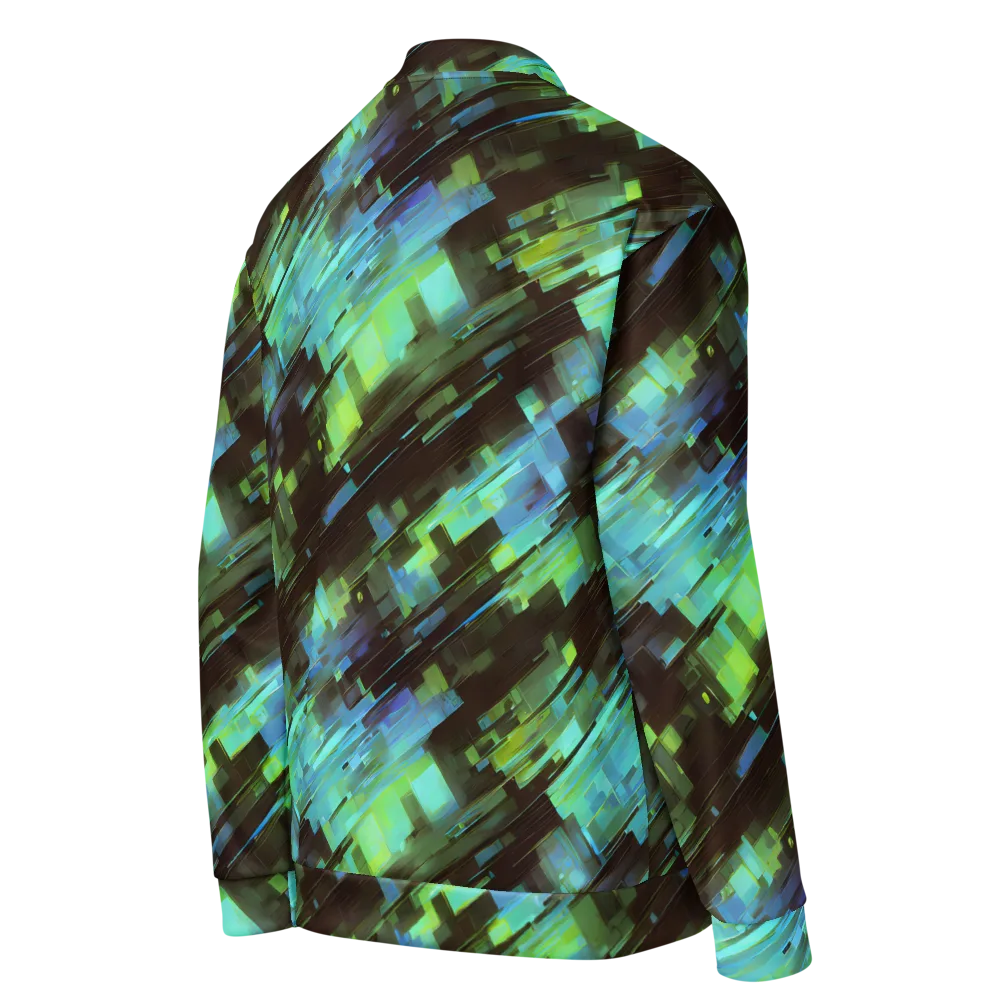 Cyber Shard on Bomber Jacket — Right Back
